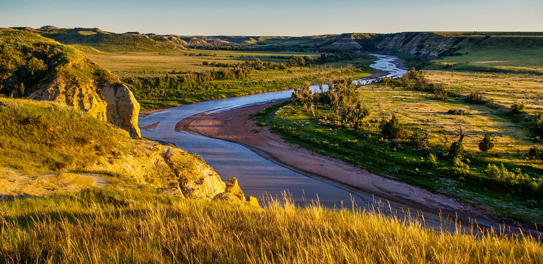river with landscape